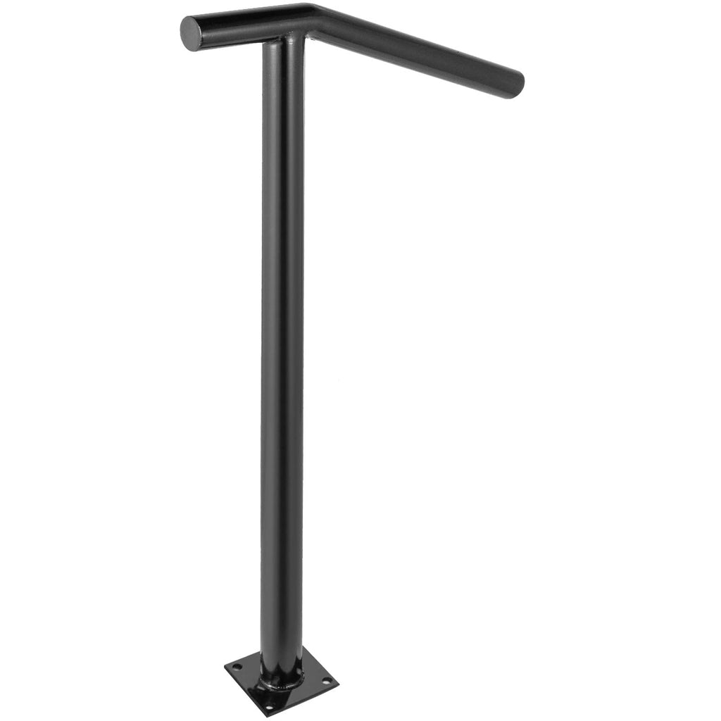 Black Steel Railing 330LBS Capacity Metal Handrails M859
