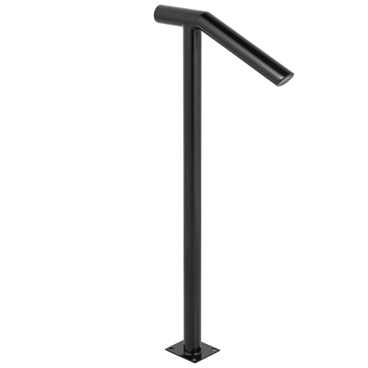 Black Steel Railing 330LBS Capacity Metal Handrails M859