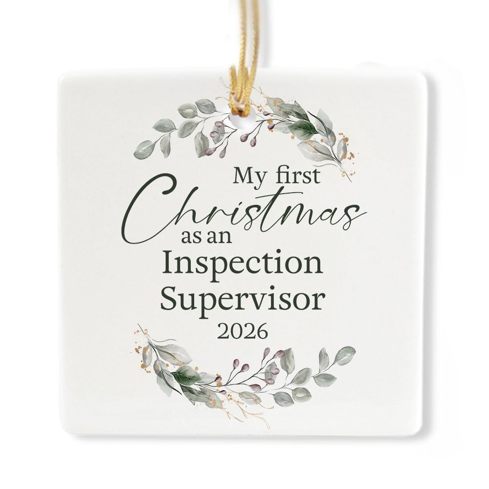 Ceramic 3-inch Square Ornament W358439