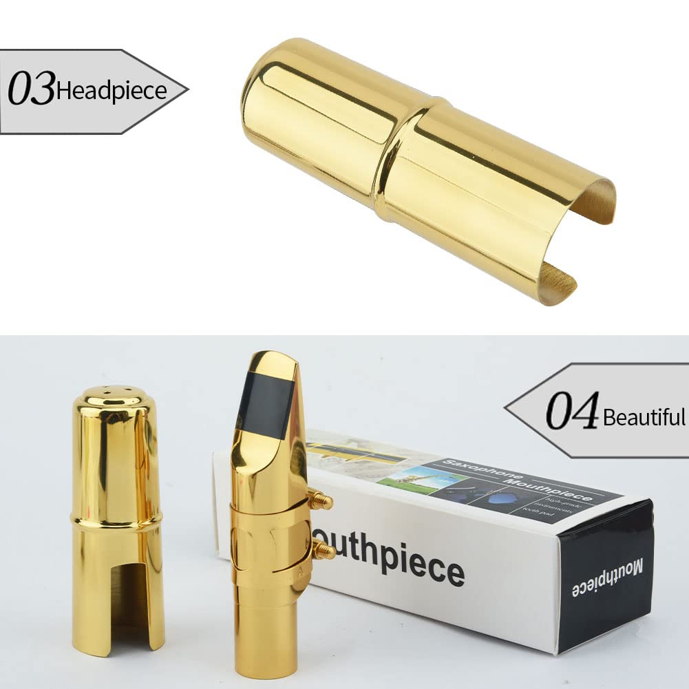 Eb Alto Saxophone Mouthpiece with Cap & Ligatures L449943
