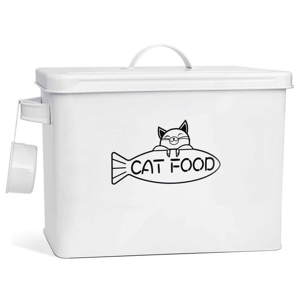 Large Airtight Pet Food Storage Container with Lid and Scoop 12-13 lbs O78269