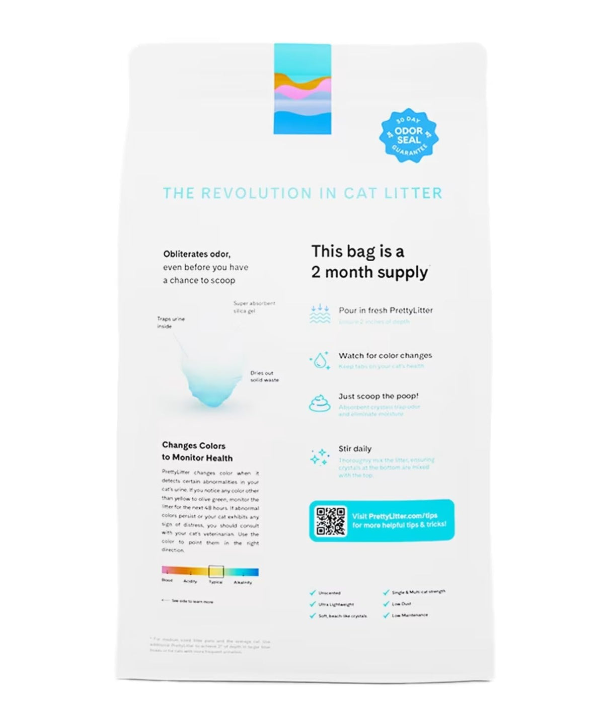 Unscented Silica Gel Cat Litter 10 Lb Bag Q103