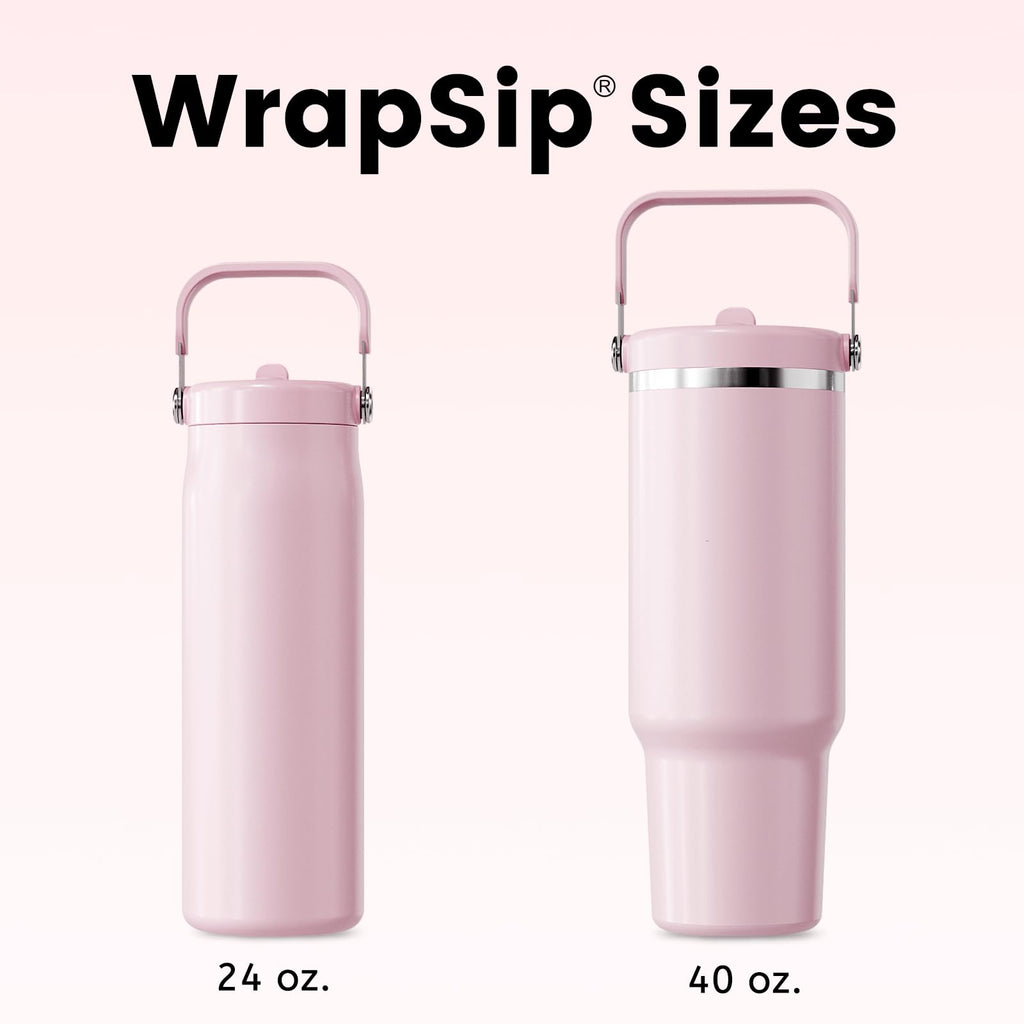24 oz Insulated Tumbler with Flip Straw and Handle V957252