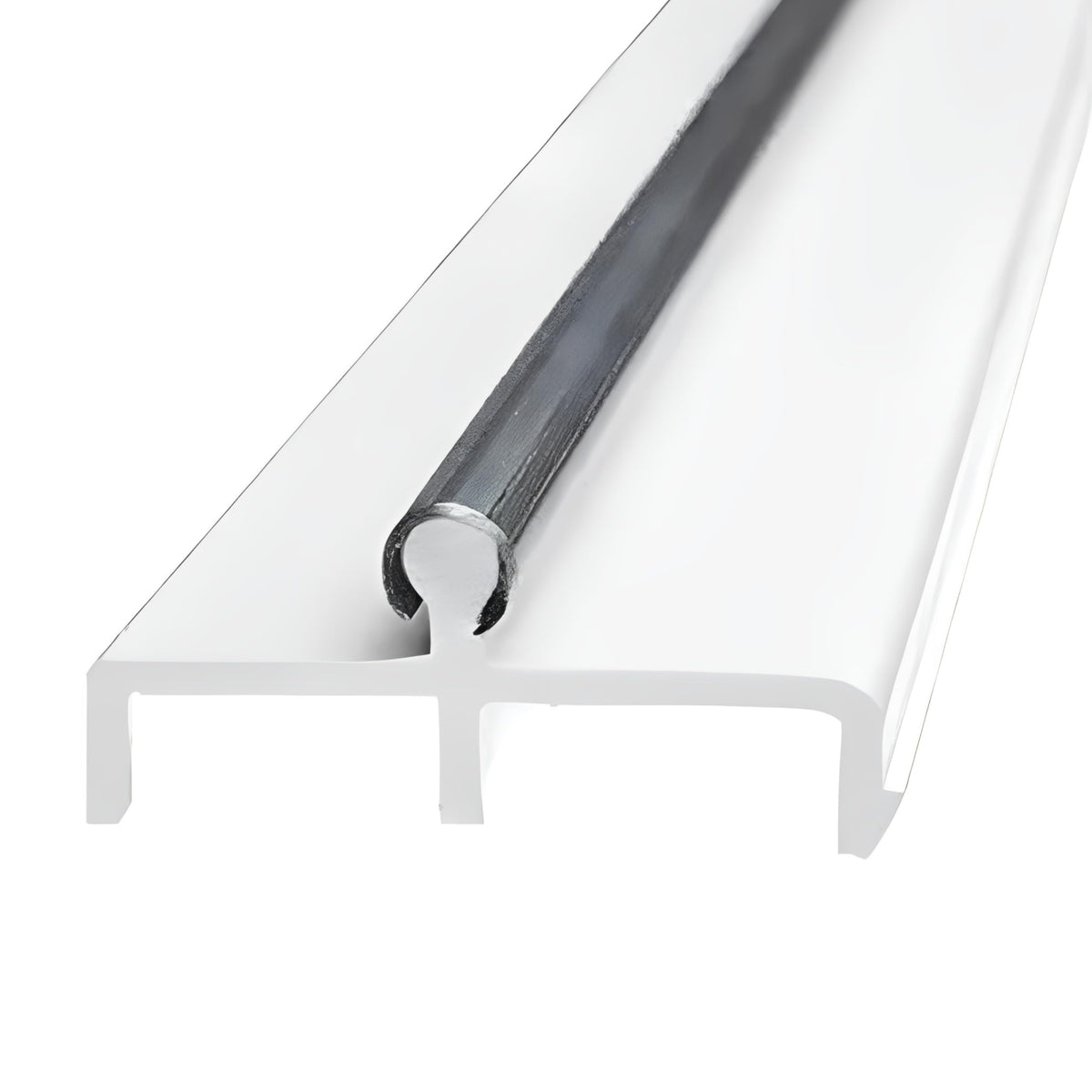 Sliding Door Double Track 60 Inch White Vinyl Patio Door Track O754