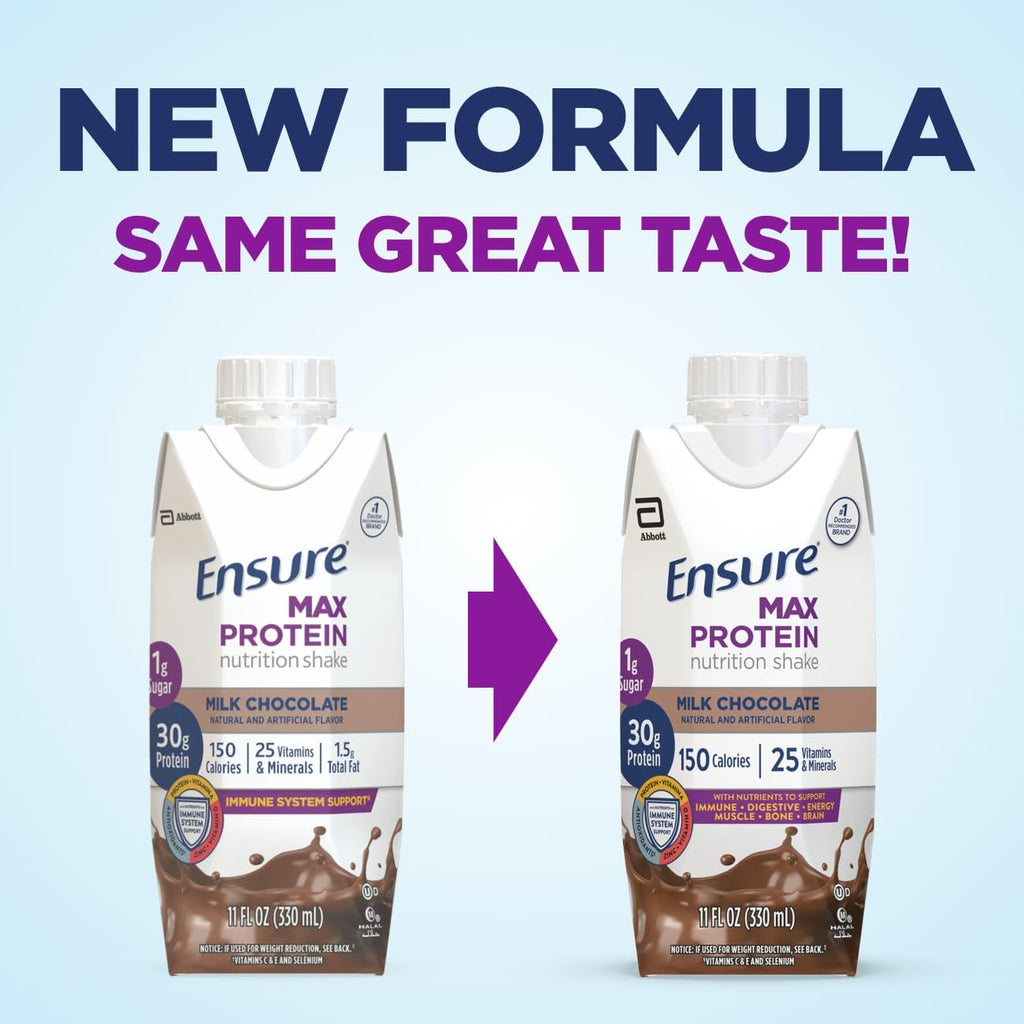 Vanilla Nutrition Shake 24 Pack and Milk Chocolate Protein Nutrition Shake 12 Pack Q466174