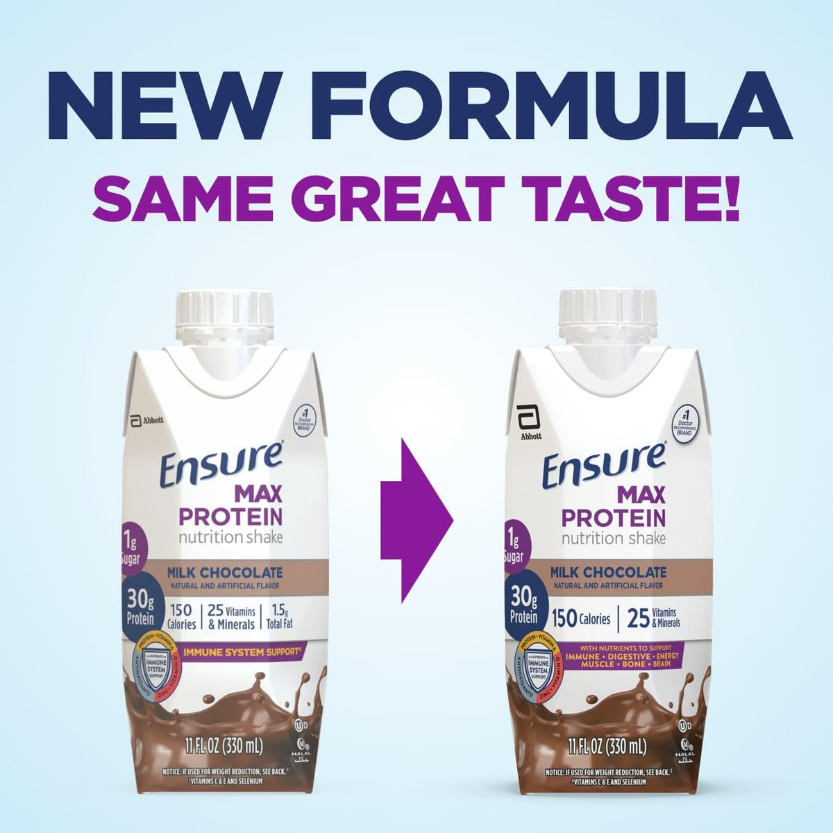 Vanilla Nutrition Shake 24 Pack and Milk Chocolate Protein Nutrition Shake 12 Pack Q466174