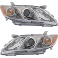 Toyota Camry Headlight Assembly Pair Driver and Passenger Side Q793