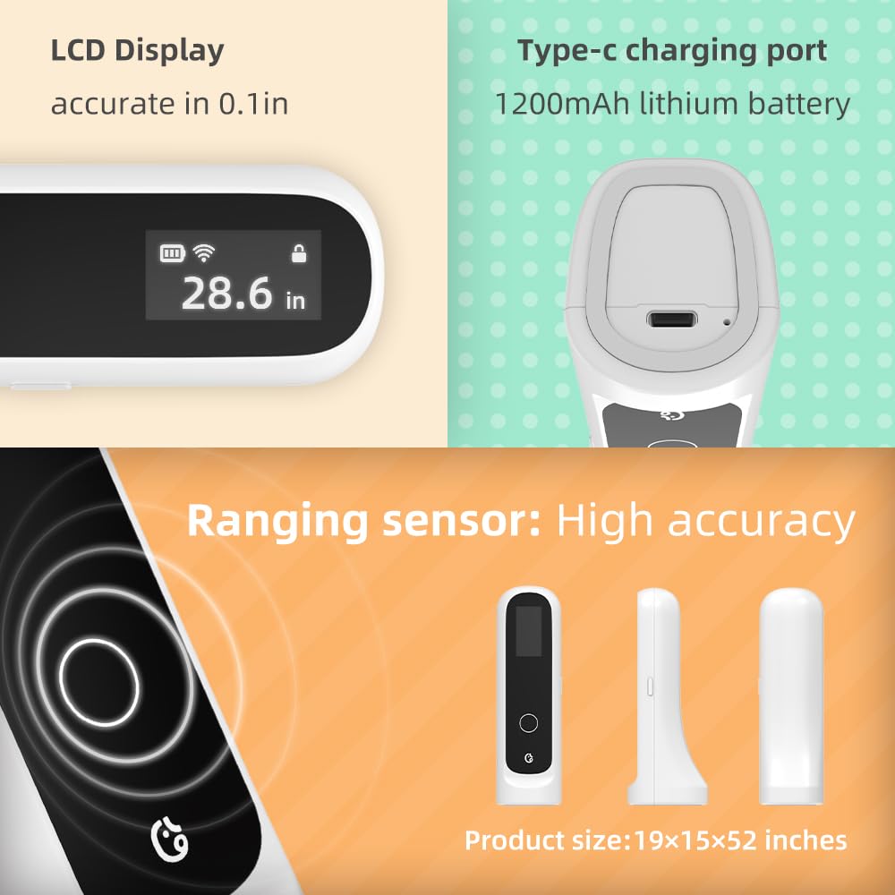 Wireless Portable Height Measurement with LCD Display Y450
