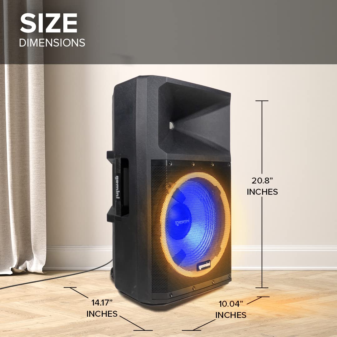 15" PA Speaker & Stand, 1800 Watts T769