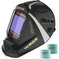 Auto Darkening Welding Helmet Large Viewing True Color Solar Battery Power I5614