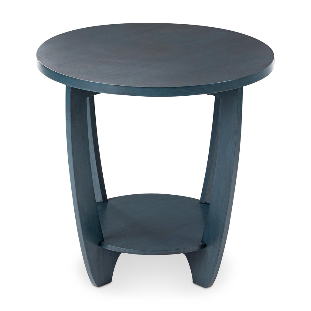 Round End Table with Storage Shelf S833235