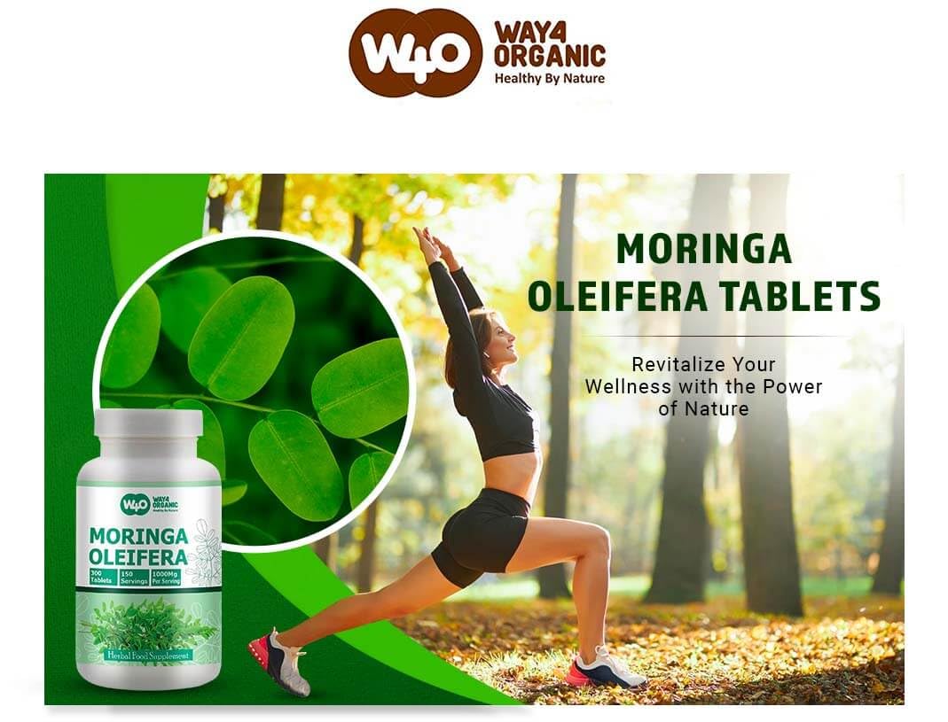 Moringa Leaf Powder Capsules 300 Pills O3497
