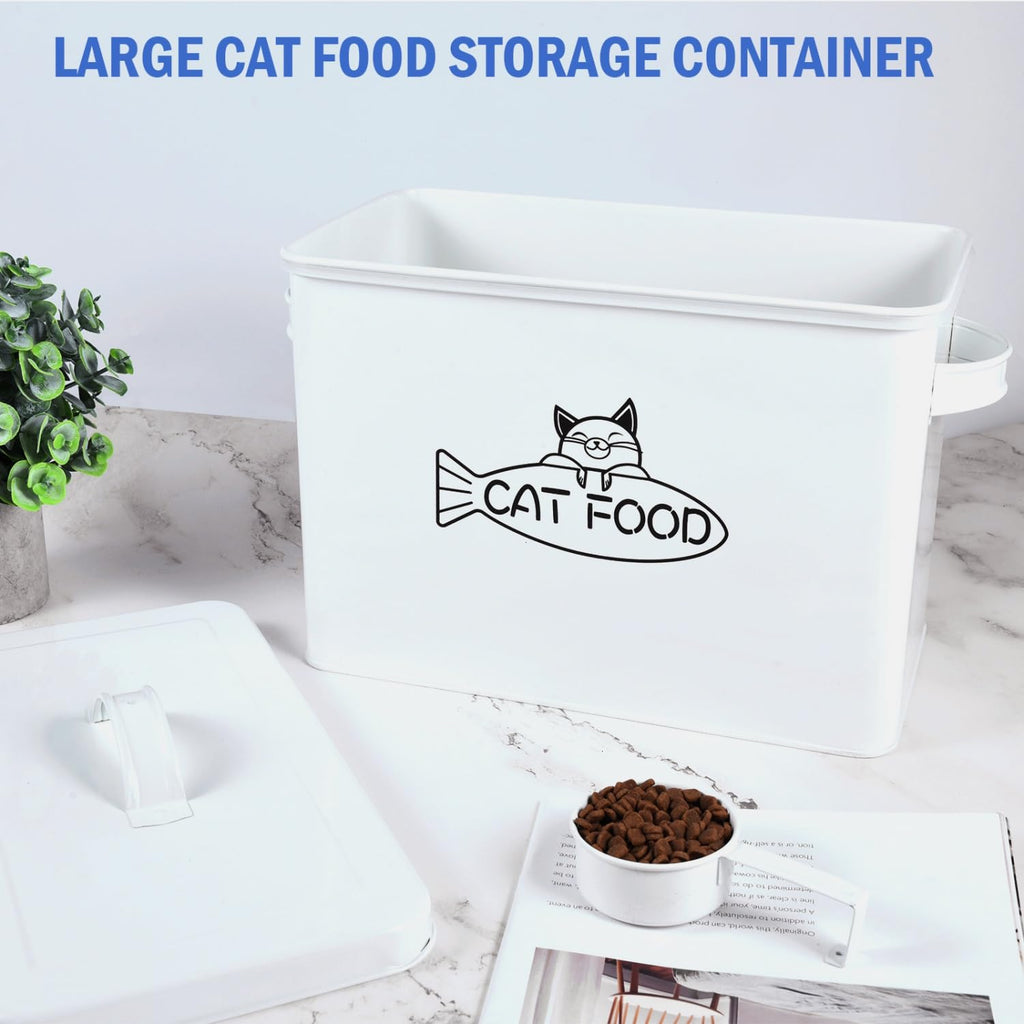Large Airtight Pet Food Storage Container with Lid and Scoop 12-13 lbs O78269