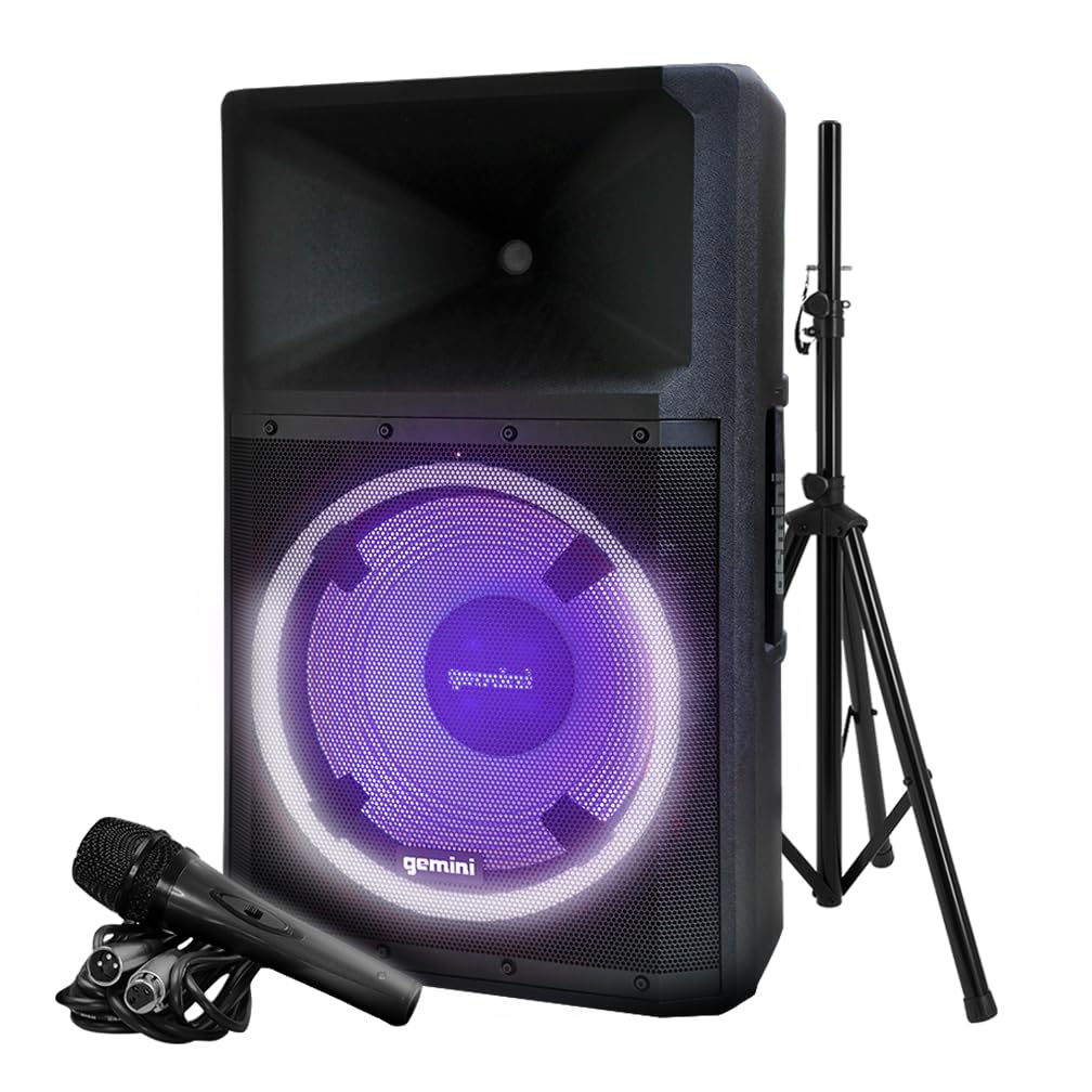 15" PA Speaker & Stand, 1800 Watts T769