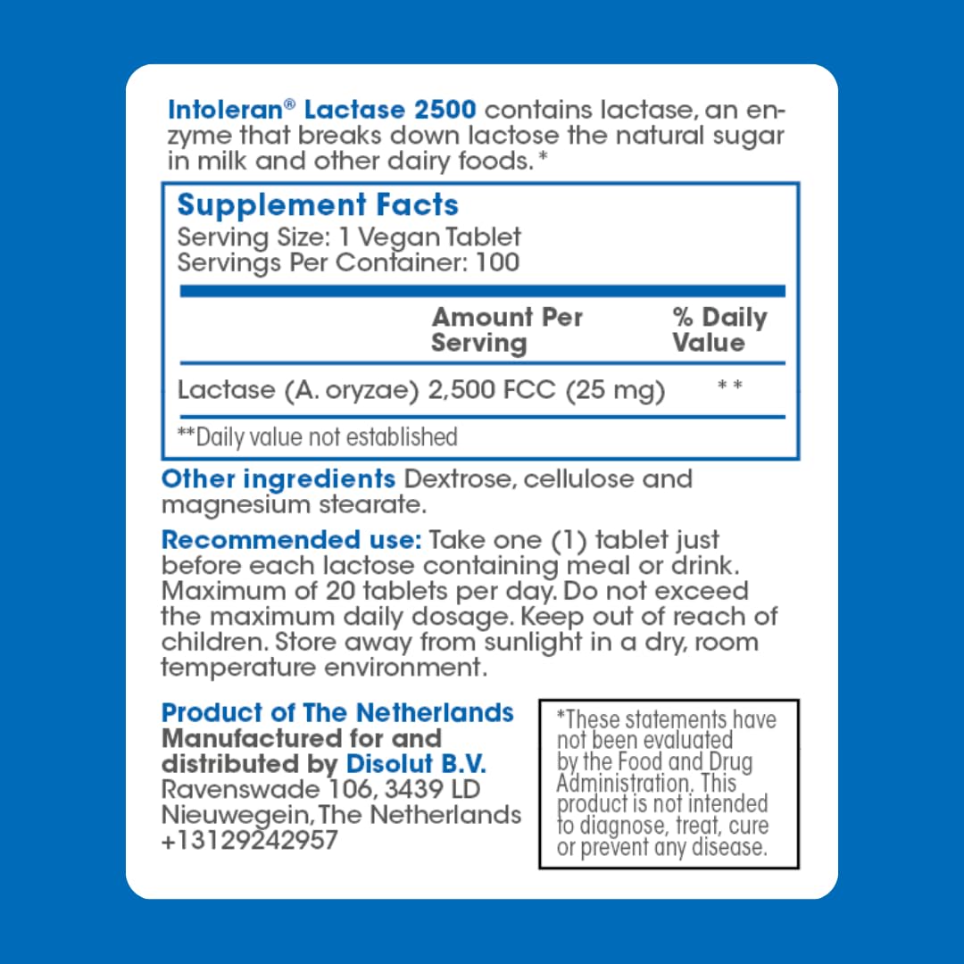 Lactase Digestive Enzymes 100 Tablet Z550390