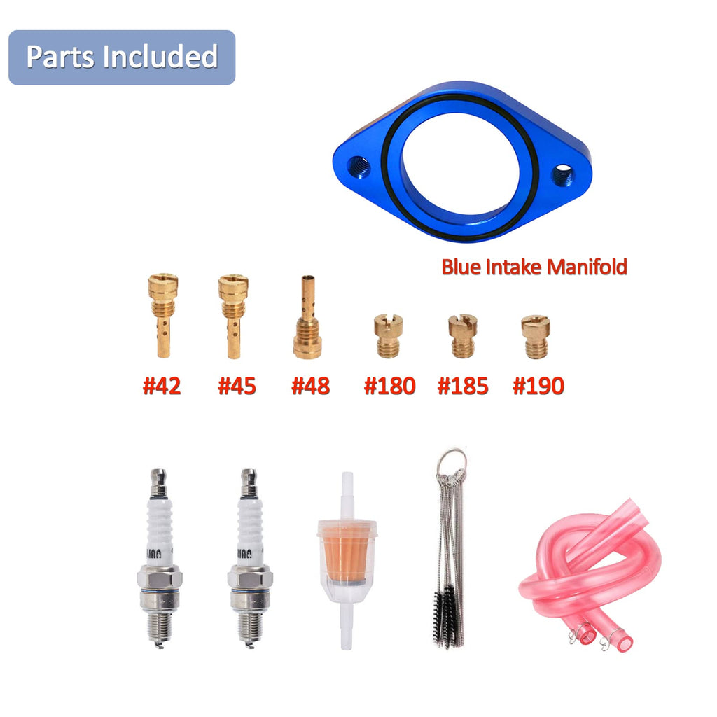 CV40 Carburetor & Intake Manifold Blue O675439