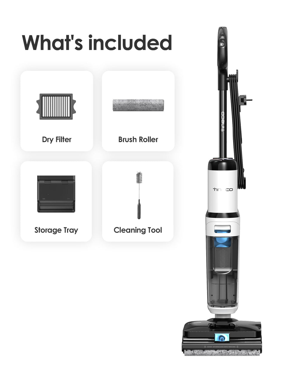 3-in-1 Wet Dry Vacuum Mop with Steam Function G44595