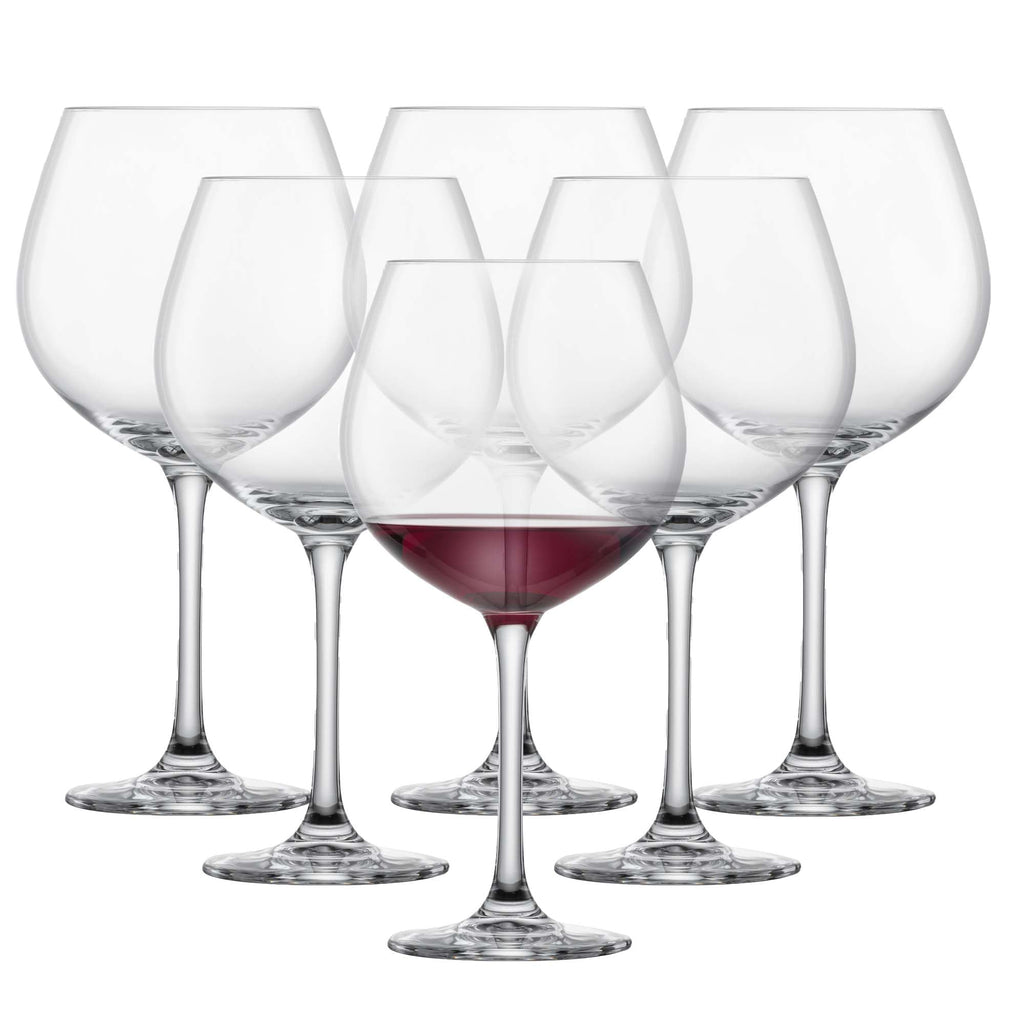 Red Wine Glass Set of 6 Dishwasher-Safe Tritan Crystal 27.5 Ounce Z14904