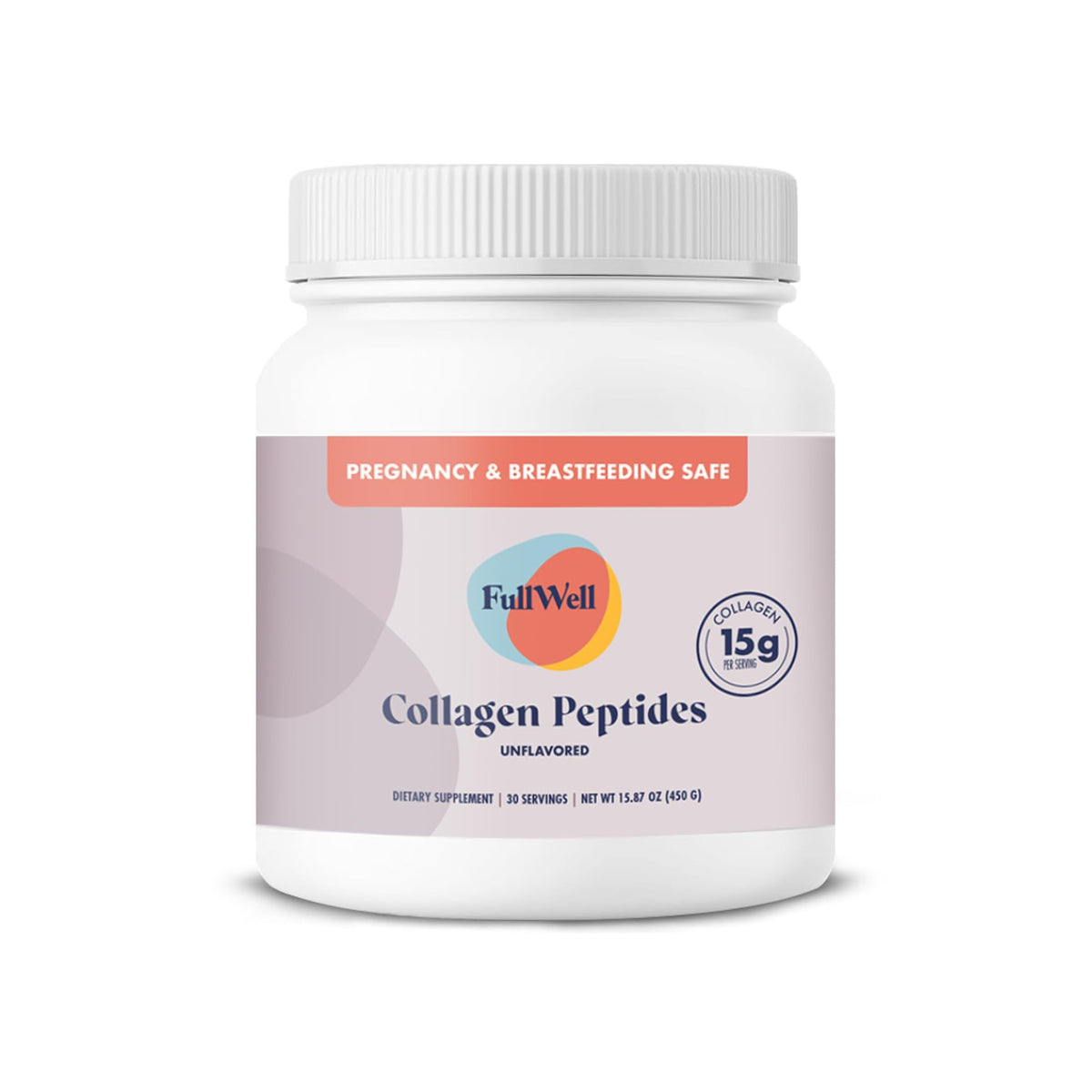 Unflavored Collagen Peptides Powder 15.87 oz W123