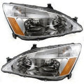 Headlight Set Left Right Clear Lens E540