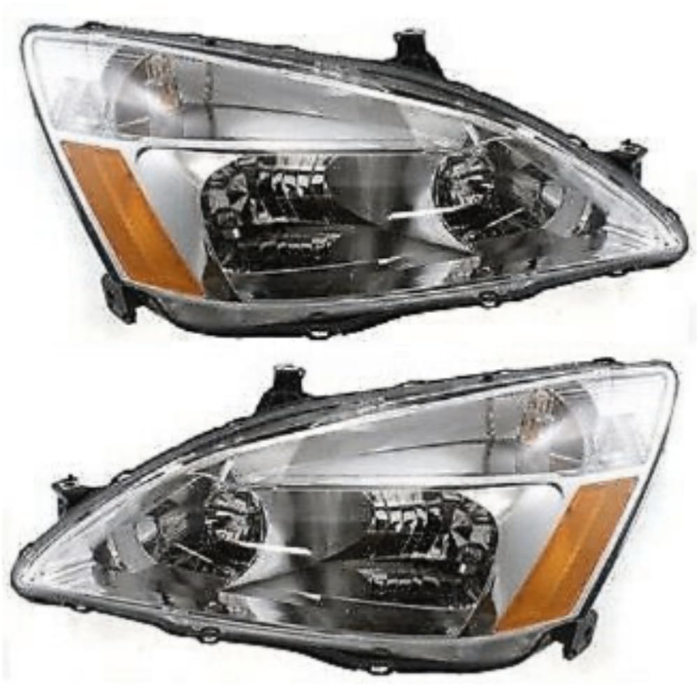 Headlight Set Left Right Clear Lens E540