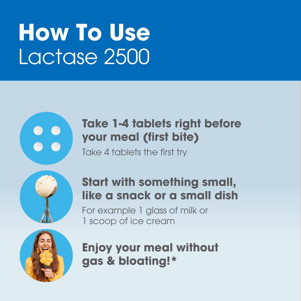 Lactase Digestive Enzymes 100 Tablet Z550390