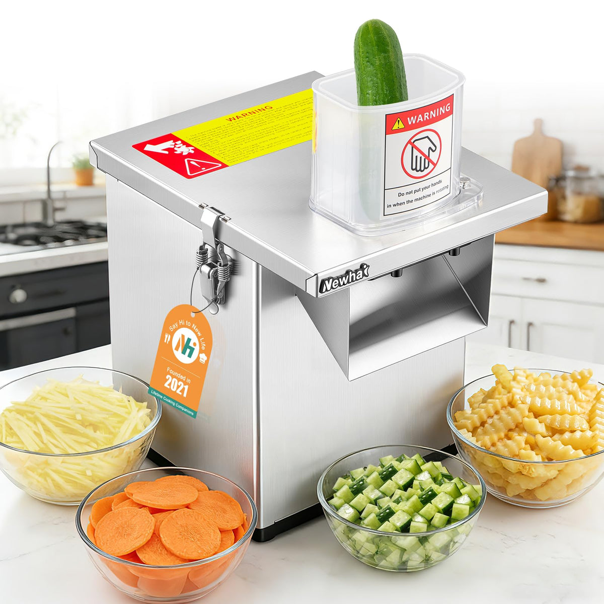 4-in-1 Commercial Veggie Processor S2049