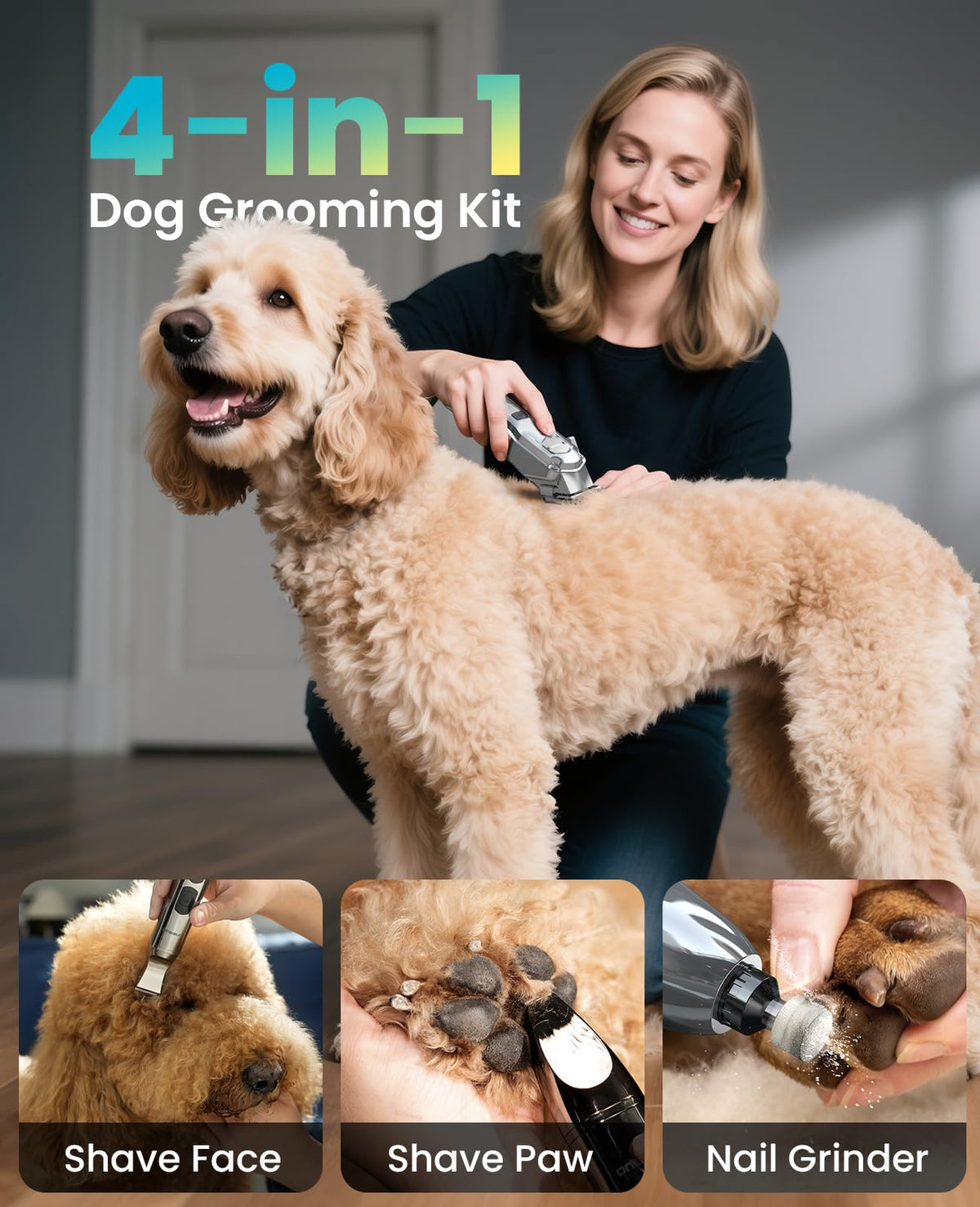 Dog Grooming Clippers 4-in-1 Kit Z54718