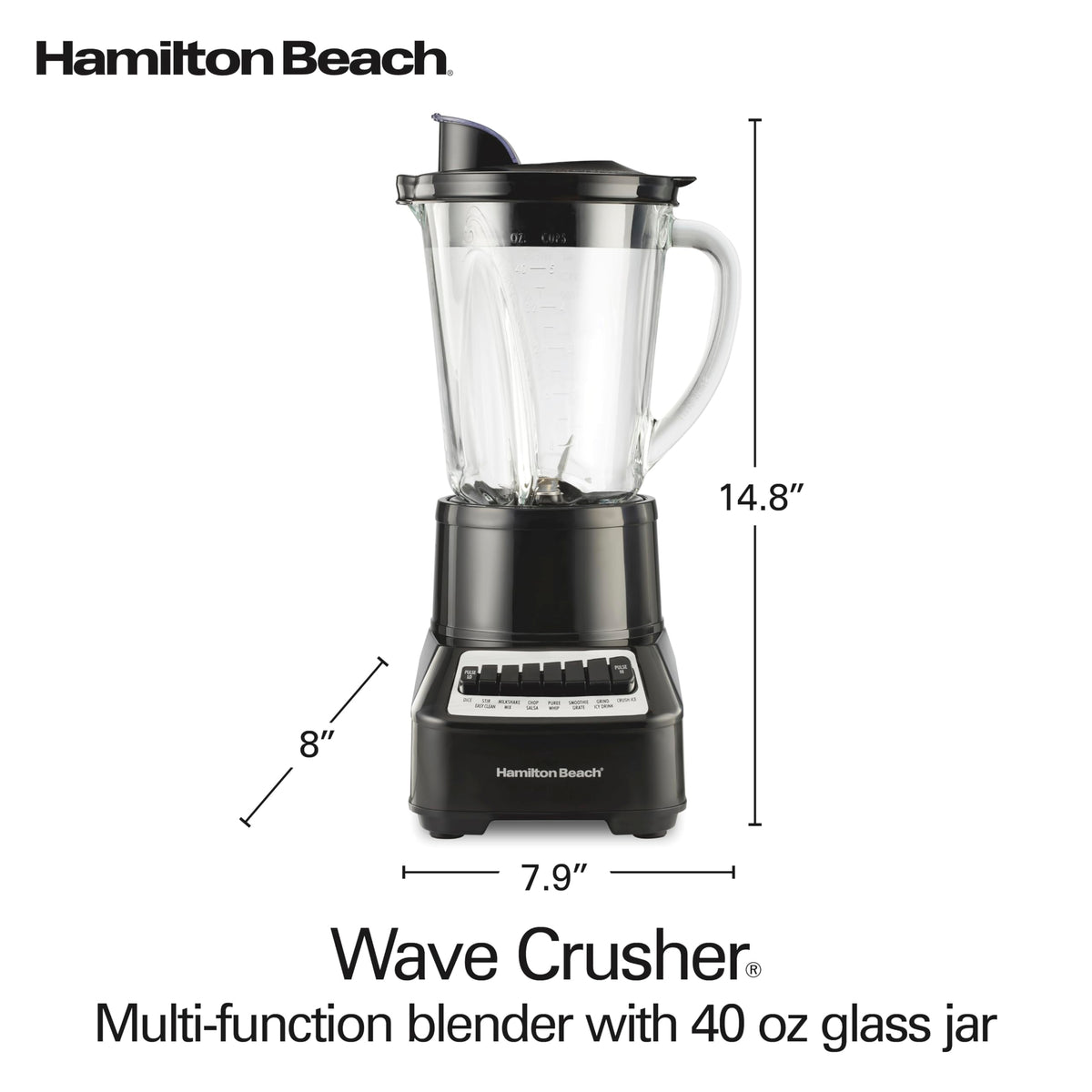 Blender with 40 Oz Glass Jar E68666