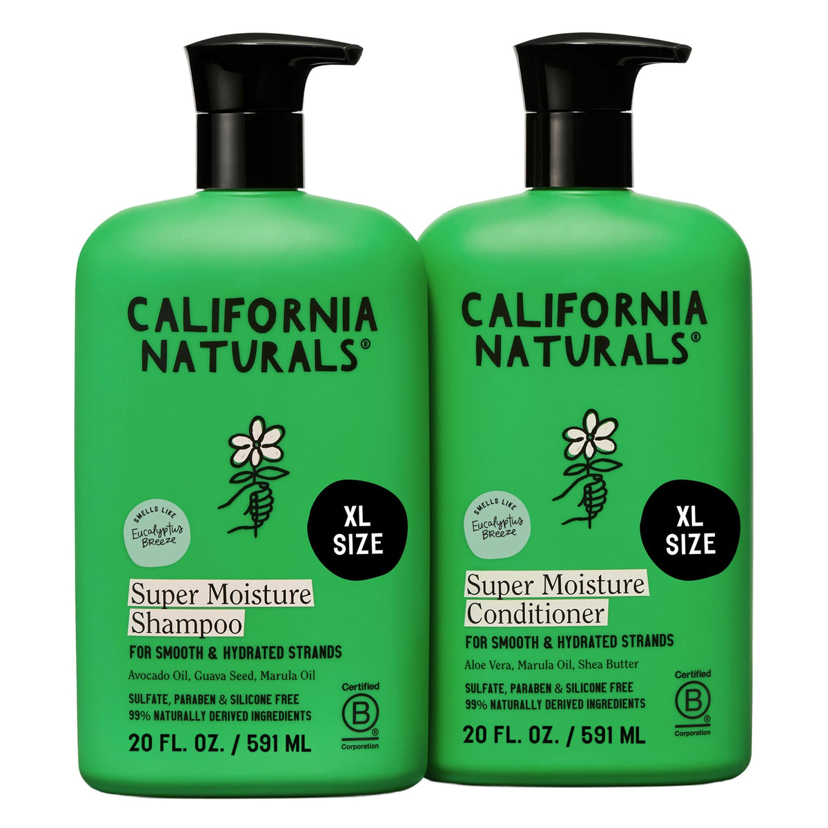 Eucalyptus Breeze Moisture Shampoo and Conditioner Set 20 fl oz O778092