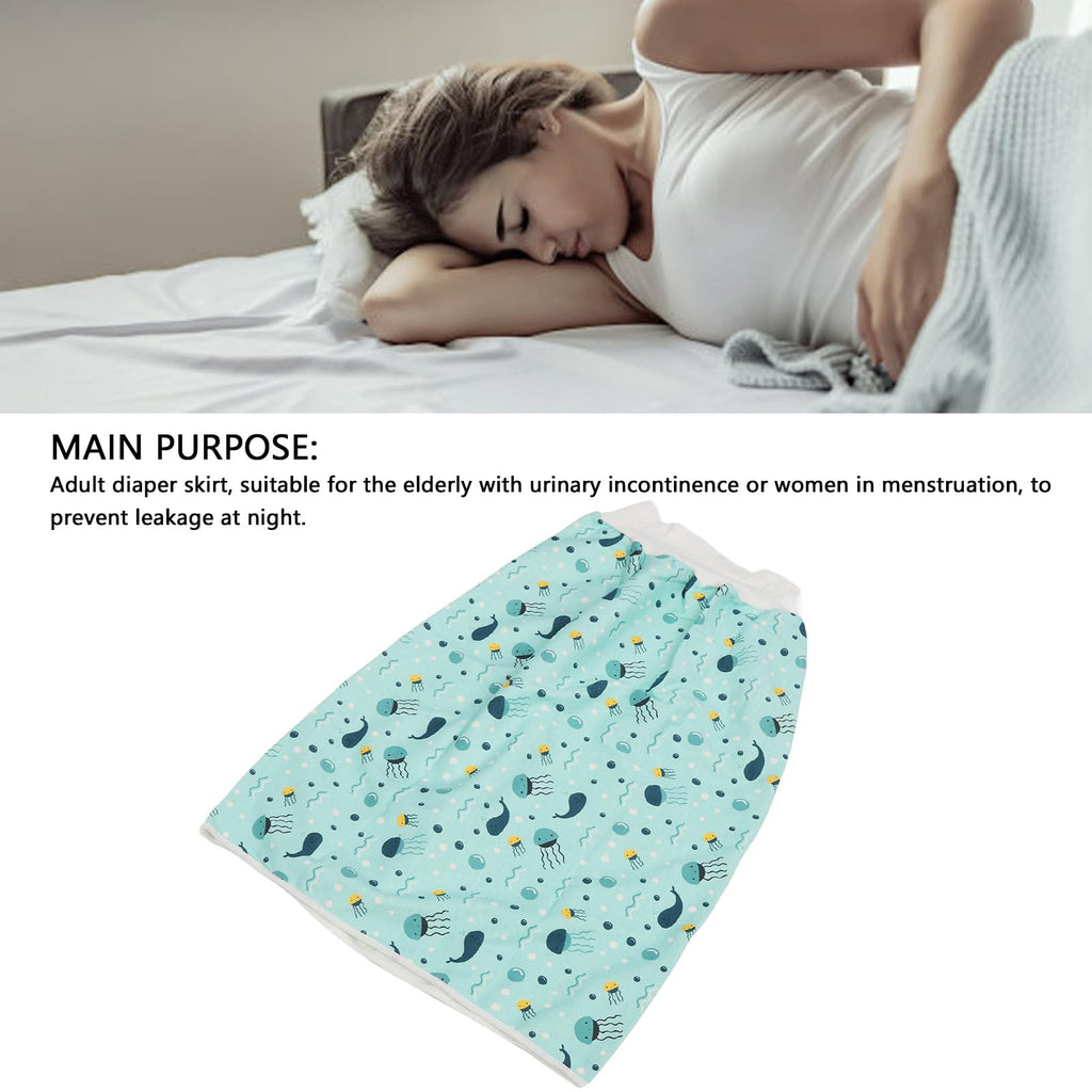 Wearable Incontinence Bed Pads Cotton Cloth Reusable XL K5347