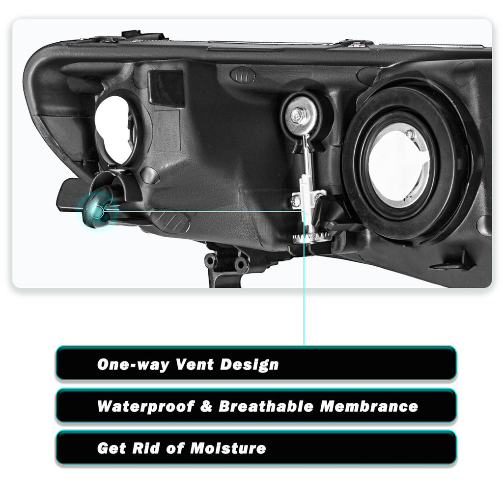 Headlight Assembly Set Driver & Passenger Side M67091