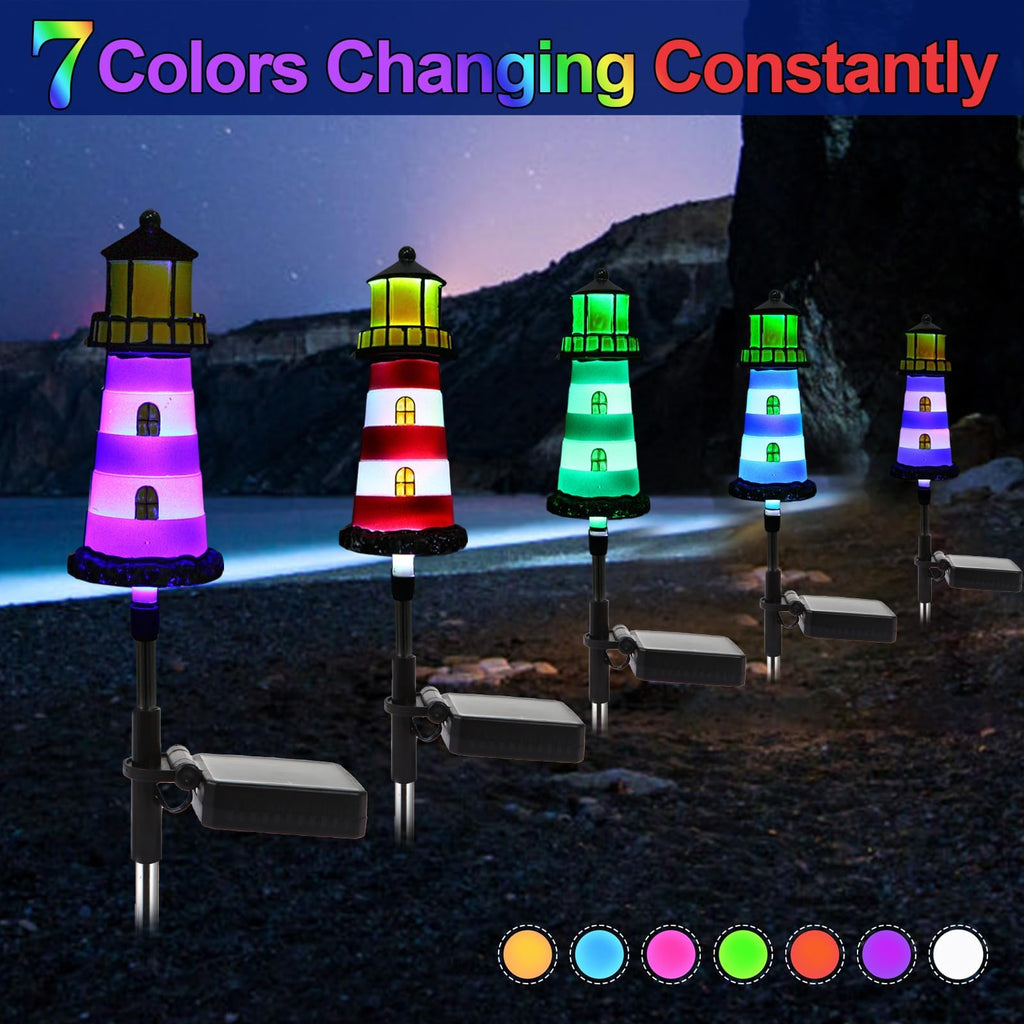 2 Pack IP65 Waterproof Solar Stake Lights M801625