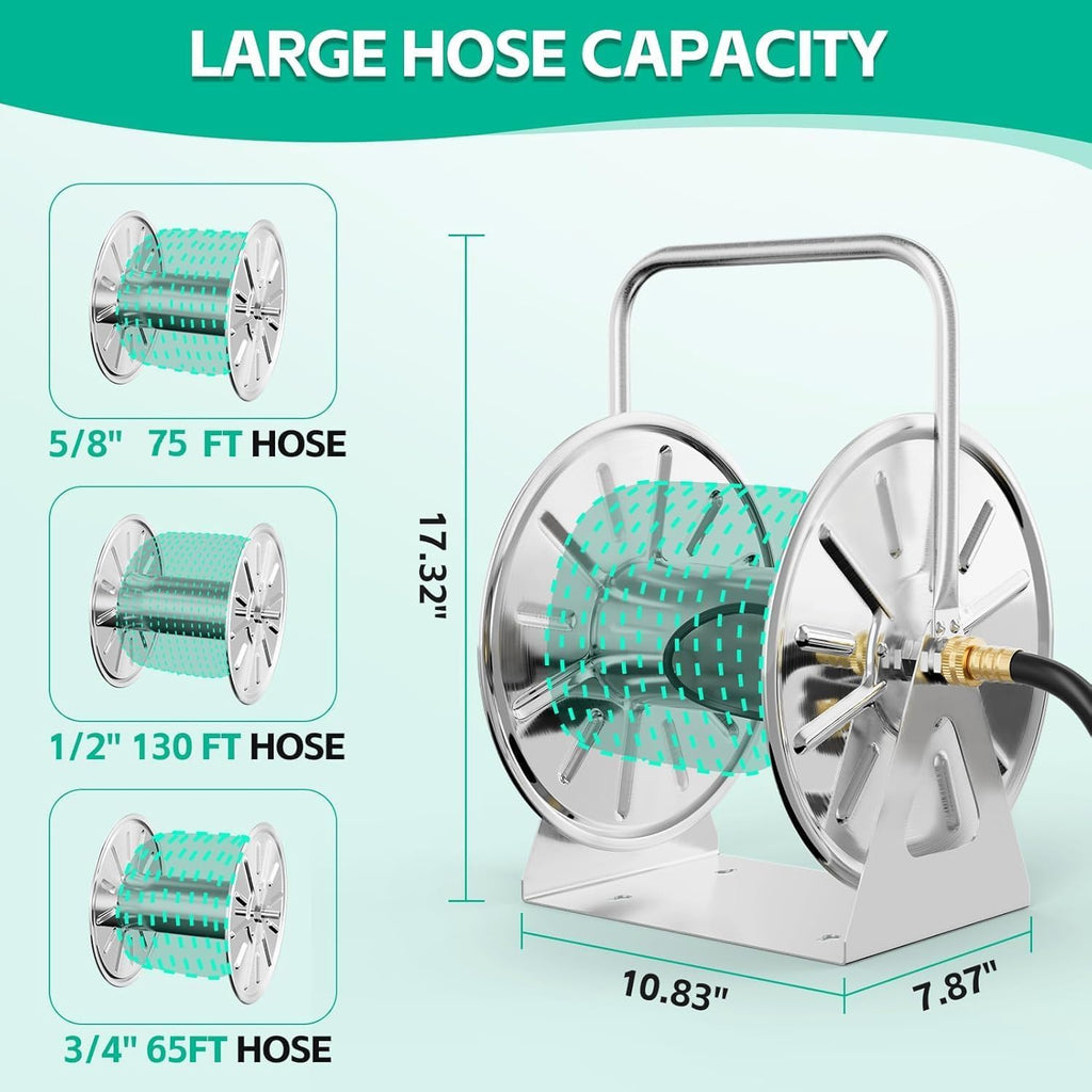 Garden Hose Reel 5/8In 75ft Capacity K17763