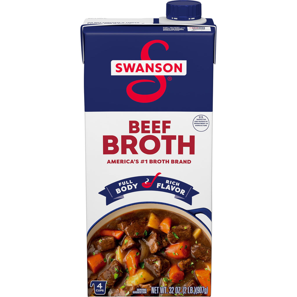 Beef Broth 32 oz Carton Y296754