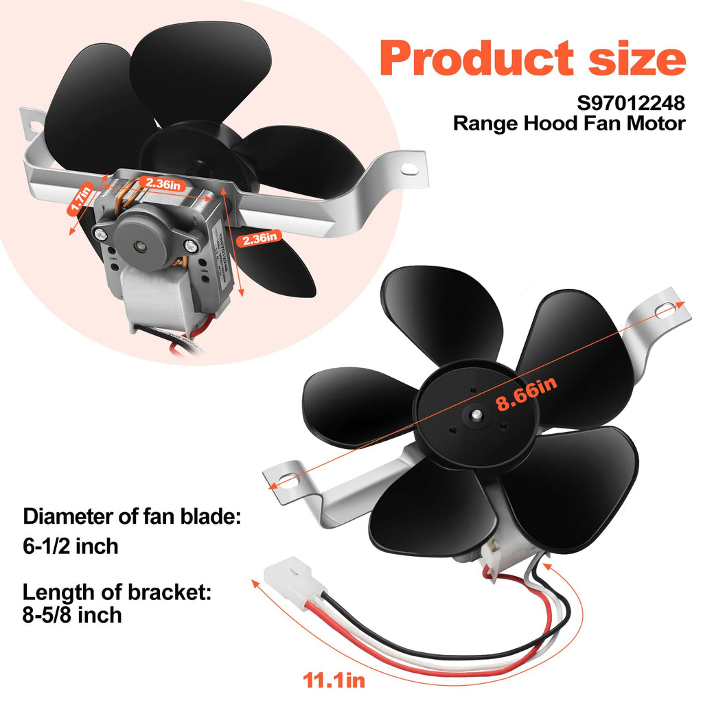 Range Hood Fan Motor X68667