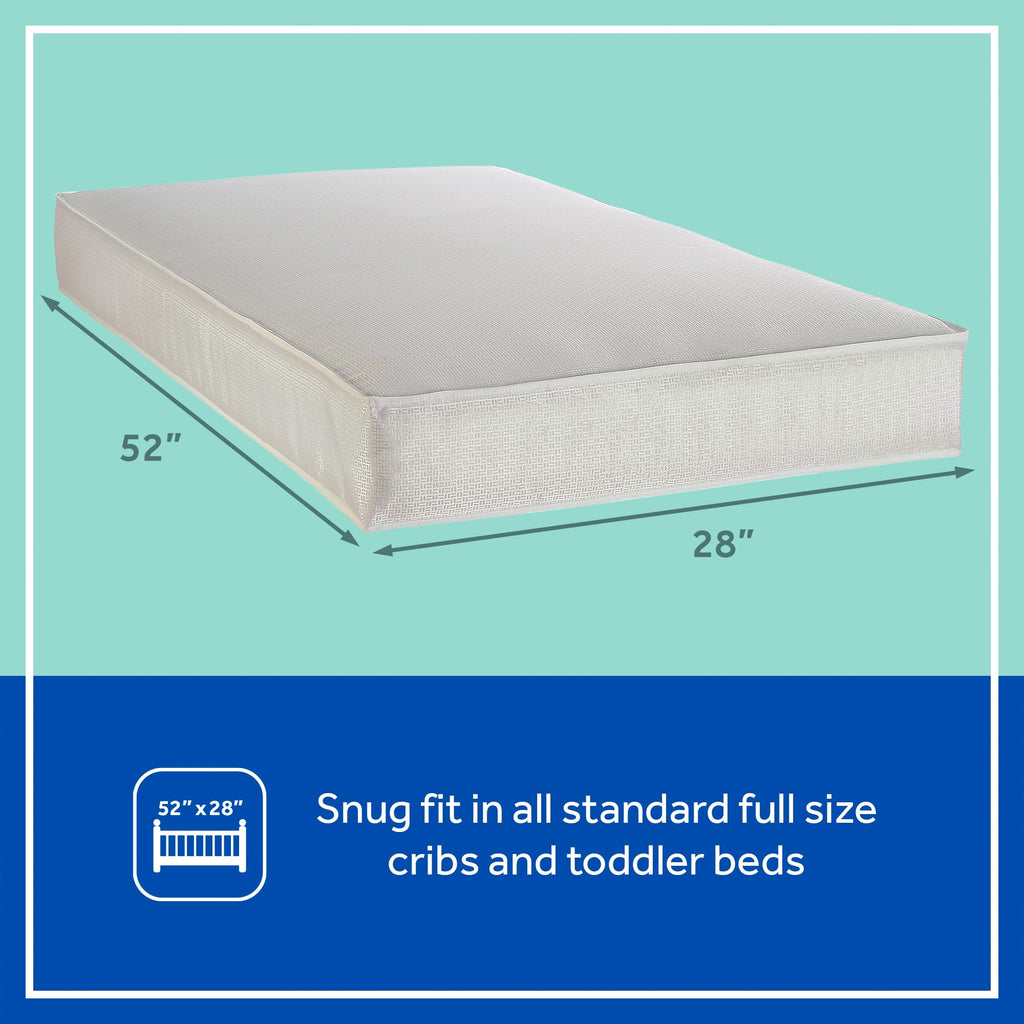 2 Stage Breathable Cooling Foam Cotton Crib Mattress H94106