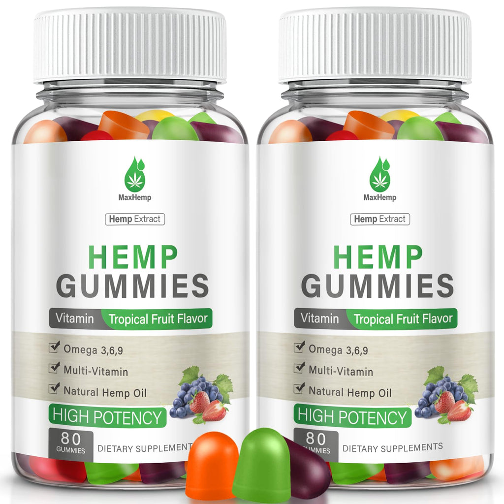 Hemp Gummies High Potency 2 Packs B9933