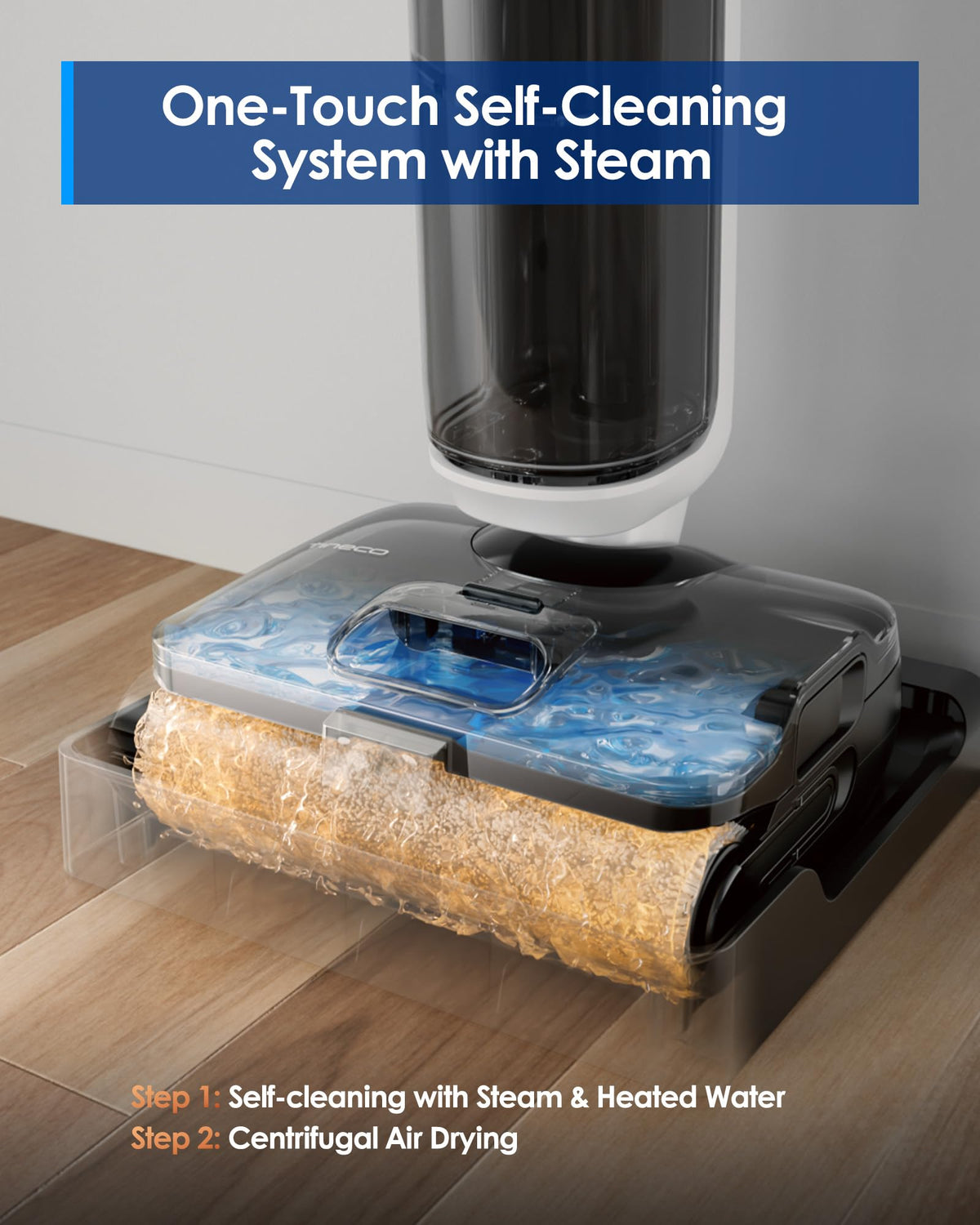 3-in-1 Wet Dry Vacuum Mop with Steam Function G44595
