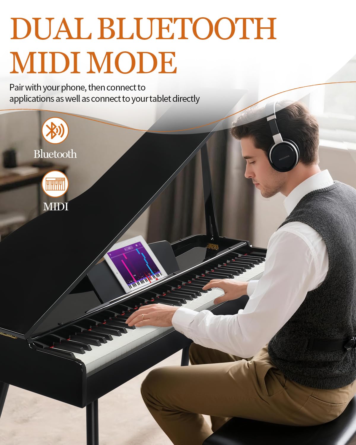 88 Key Weighted Digital Piano M2408