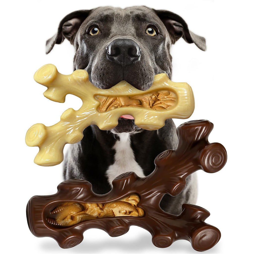 2 Pack Dog Chew Toys for Medium Large Breed T3489