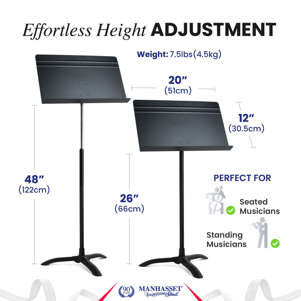 Music Stand for Sheet Music, Pack of 6, Adjustable Height O8629