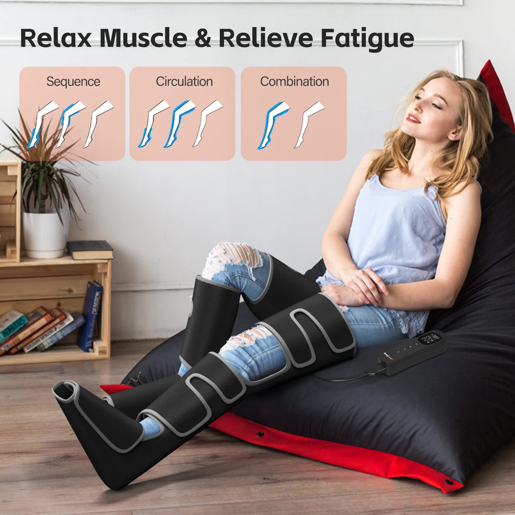 Leg Massager with Heat and Compression Y3186