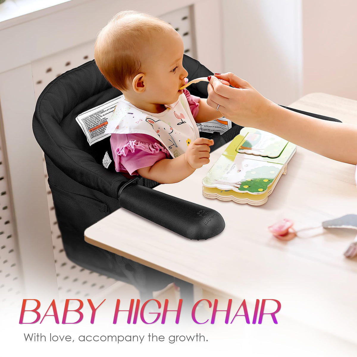 Portable Foldable High Chair with Storage Bag N2587