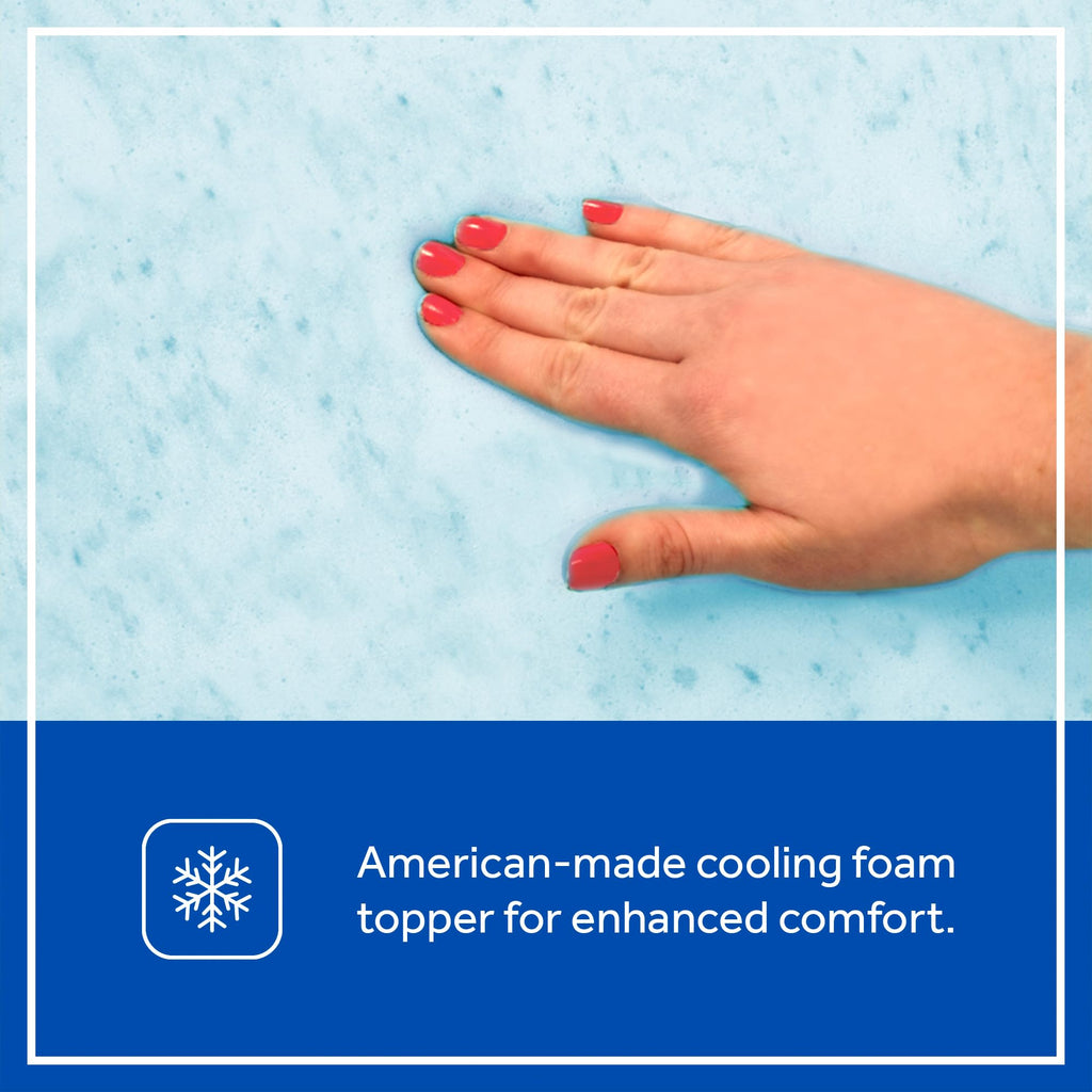 2 Stage Breathable Cooling Foam Cotton Crib Mattress H94106