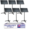 Music Stand for Sheet Music, Pack of 6, Adjustable Height O8629