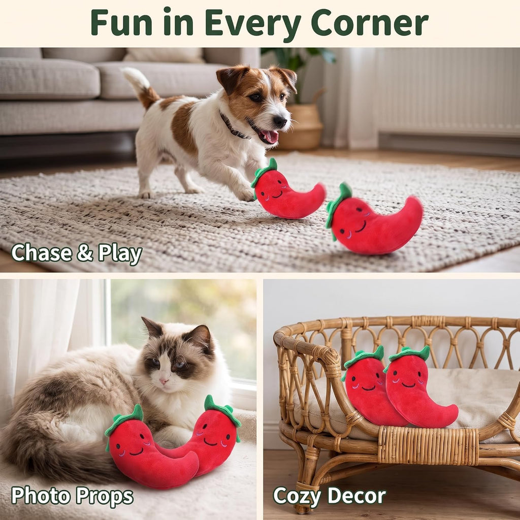 Dog Squeaky Chili Eggplant Corn Pet Supplies N612