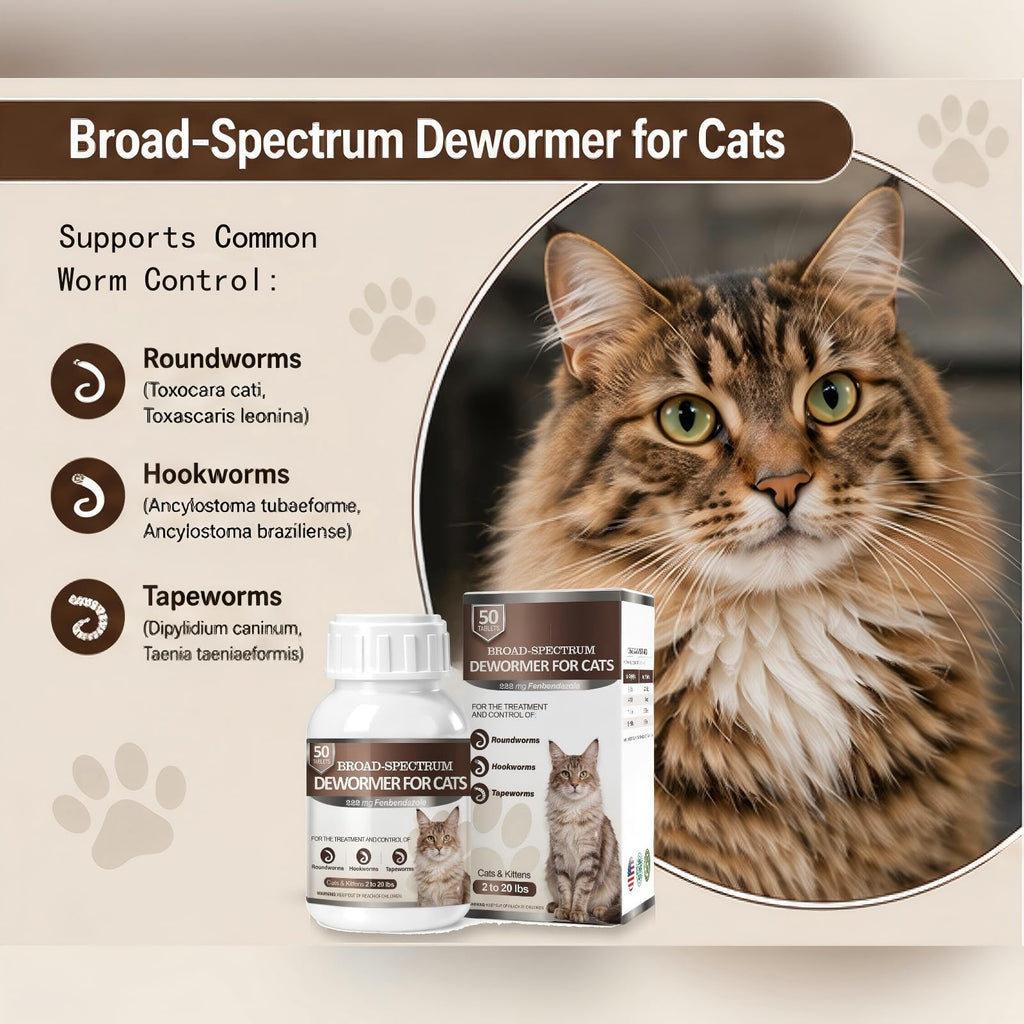 Cat Dewormer 50 Tabs V275