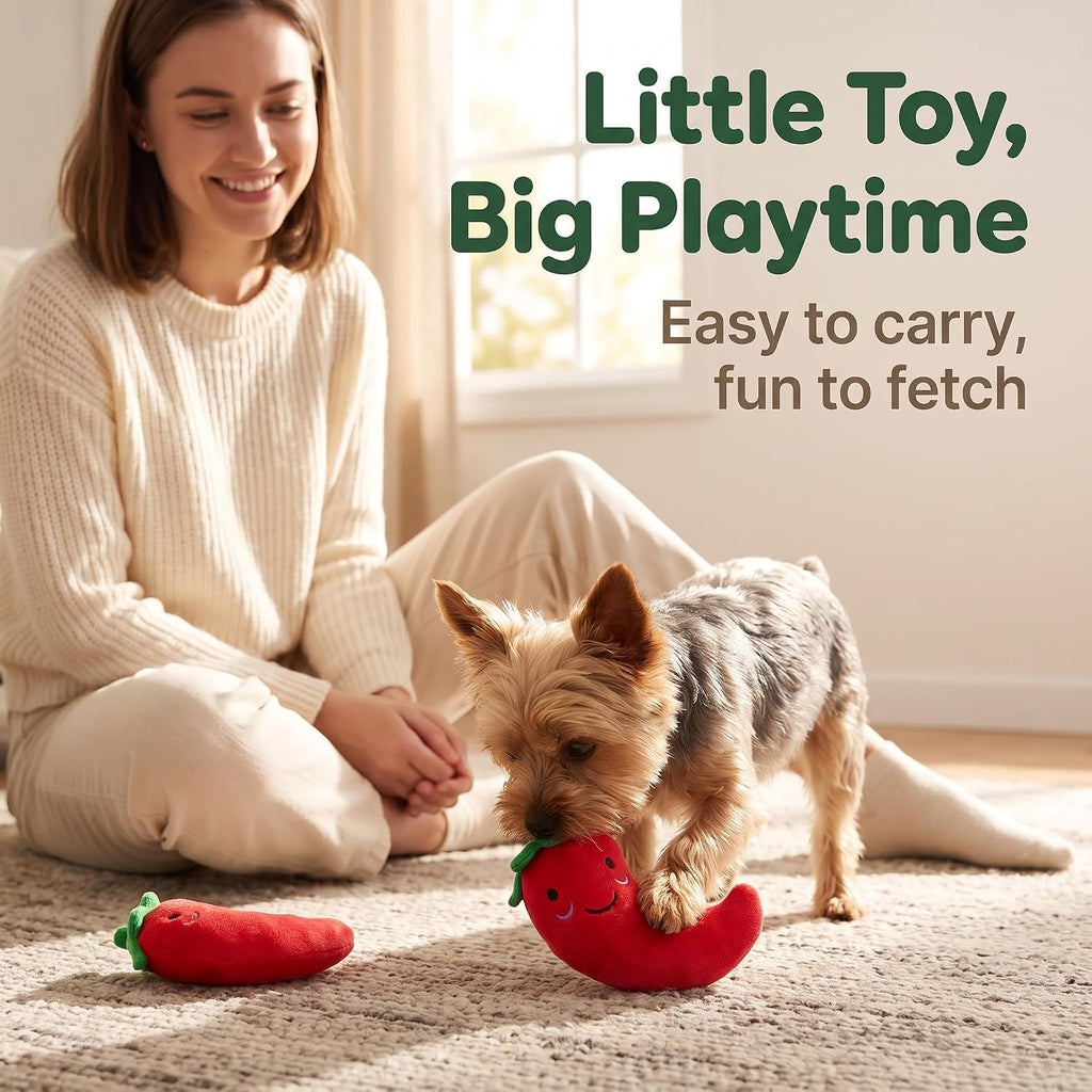 Dog Squeaky Chili Eggplant Corn Pet Supplies N612
