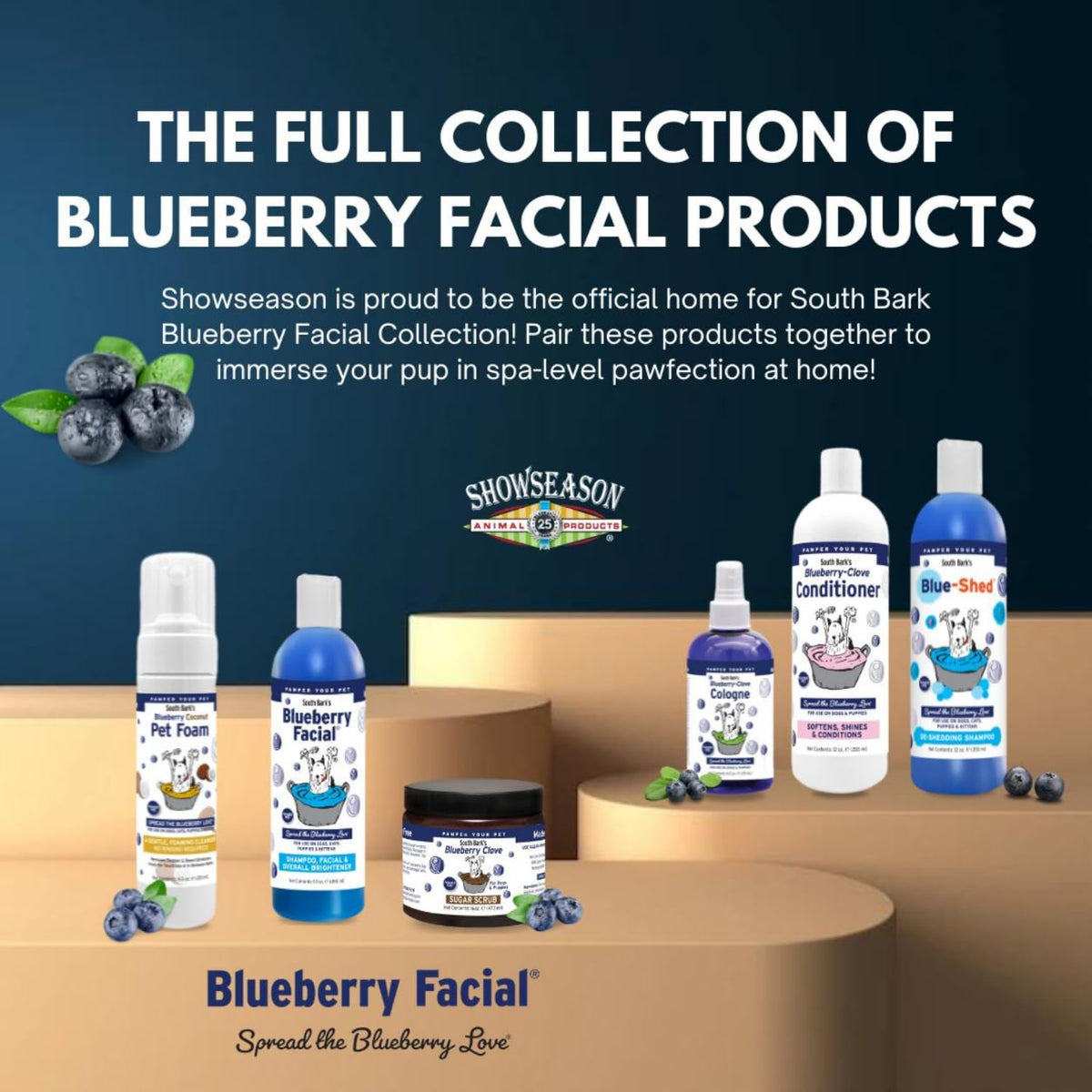 Blueberry Pet Shampoo 12 oz P306